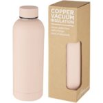 MP3245980 bidon con aislamiento de cobre al vacio de 500 ml rosa acero inoxidable plastico pp plasti 1