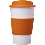 MP3246340 vaso con aislamiento de 350 ml con agarradera naranja plastico pp plastico de silicona 2