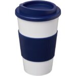 MP3246380 vaso con aislamiento de 350 ml con agarradera azul plastico pp plastico de silicona 1