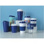 MP3246380 vaso con aislamiento de 350 ml con agarradera azul plastico pp plastico de silicona 4