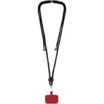 MP3246590 lanyard para telefono rojo nylon plastico abs 1