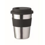 MP3247510 vaso acero negro acero inoxidable 10