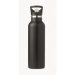 MP3248790 botella de doble pared 700ml negro acero inoxidable 12