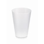 MP3248890 vaso reutilizable eventos 300ml blanco transparente polipopileno 1