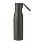 MP3248900 botella de doble pared 600ml negro acero inoxidable 4