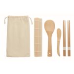MP3249130 kit de 5 piezas para sushi beige bambu 1