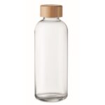 MP3249490 botella 650 ml tapa de bambu transparente vidrio 1