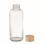 MP3249490 botella 650 ml tapa de bambu transparente vidrio 10