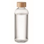 MP3249490 botella 650 ml tapa de bambu transparente vidrio 2