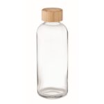 MP3249490 botella 650 ml tapa de bambu transparente vidrio 8