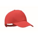 MP3249570 gorra beisbol de alg organico rojo algodon organico 1