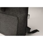 MP3249960 mochila de fieltro rpet gris marengo lana 6