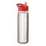 MP3250090 botella rpet 650 ml con tapa rojo rpet 8