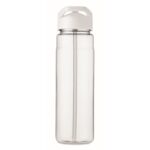 MP3250100 botella rpet 650 ml con tapa blanco rpet 6