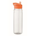 MP3250110 botella rpet 650 ml con tapa naranja rpet 1