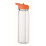 MP3250110 botella rpet 650 ml con tapa naranja rpet 6