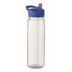 MP3250120 botella rpet 650 ml con tapa azul real rpet 1