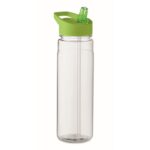 MP3250130 botella rpet 650 ml con tapa verde lima rpet 1