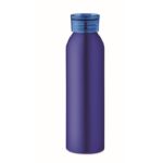 MP3250180 botella de aluminio 600ml azul real aluminio 6