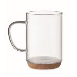 MP3250190 taza de cristal 400ml transparente vidrio 1