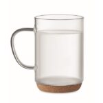 MP3250190 taza de cristal 400ml transparente vidrio 2