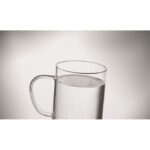 MP3250190 taza de cristal 400ml transparente vidrio 4