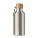 MP3250400 botella de aluminio 400 ml plateado multimaterial 9