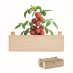 MP3250500 mini huerto tomates en caja natural madera 1