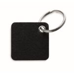 MP3250580 llavero de fieltro rpet negro rpet 3