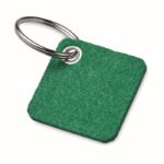 MP3250590 llavero de fieltro rpet verde rpet 1