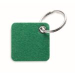 MP3250590 llavero de fieltro rpet verde rpet 4