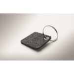 MP3250600 llavero de fieltro rpet gris marengo rpet 3