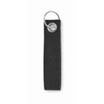 MP3250620 llavero de fieltro rpet negro rpet 2