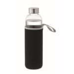 MP3251160 botella de cristal 750ml negro vidrio 6