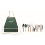 MP3251190 delantal herramientas jardin verde poly algodon madera plastico acero inoxidable 2
