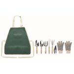MP3251190 delantal herramientas jardin verde poly algodon madera plastico acero inoxidable 3