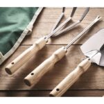 MP3251190 delantal herramientas jardin verde poly algodon madera plastico acero inoxidable 6
