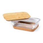 MP3288600 fiambrera transparente cristal borosilicato bambu corcho 5