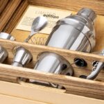 MP3288680 set coctel transparente acero inox madera 6