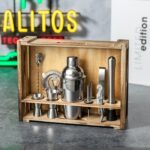 MP3288680 set coctel transparente acero inox madera 7