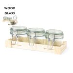 MP3288890 set tarros transparente cristal madera 2