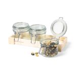 MP3288890 set tarros transparente cristal madera 4