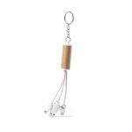 MP3290090 cable cargador transparente carton reciclado caa de trigo abs 1