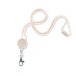 MP3292850 lanyard transparente 100 algodon caa de trigo abs 1