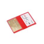 MP3305380 tarjetero rojo pvc 4