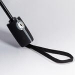 MP3315090 paraguas gris pongee 190t rpet varillas fibra de vidrio 8