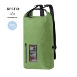 MP3317250 mochila verde poliester 300d rpet 2