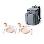 MP3317280 mochila nevera picnic gris poliester 600d rpet peva 5