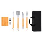 MP3317300 set barbacoa transparente acero inox bambu 1