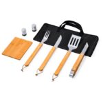 MP3317300 set barbacoa transparente acero inox bambu 6